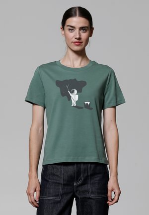 PAINTING SPACE - T-shirt imprimé - green bay