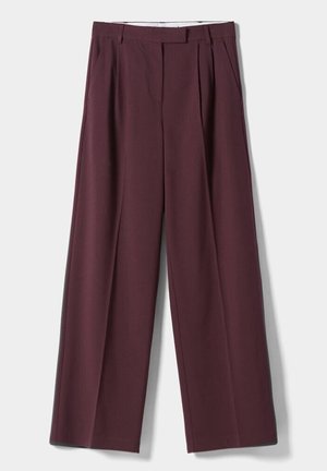 Pantalon classique - dark red