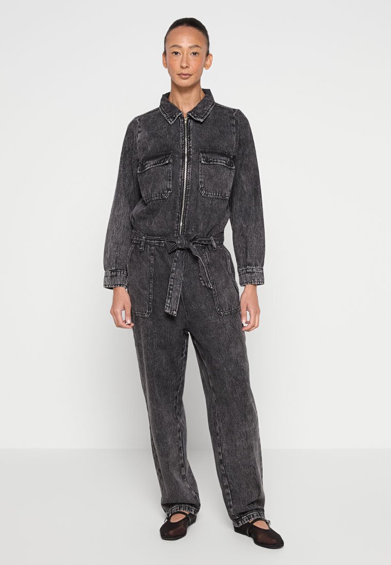 Lollys Laundry Jumpsuit donkergrijs