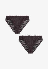 Unselected, chocolate brown