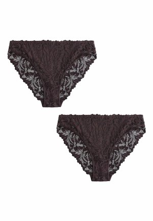 Next, 2 PACK.  - - Nohavičky/Slipy - chocolate brown