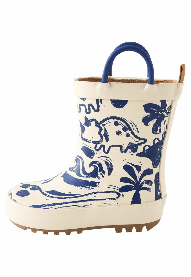 Next HANDLE - REGULAR FIT - Bottes en caoutchouc - cream dinosaur