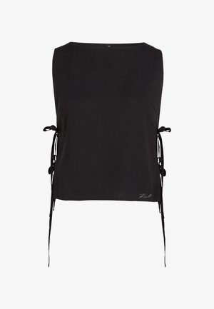 KARL LAGERFELD, SIDE-TIE SHEER - Accessoire de plage - black