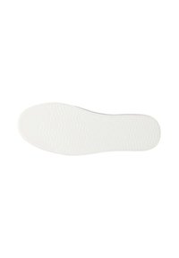 Bílá vložka do bot s hladkým, strukturovaným povrchem. Obsahuje vlnité vzory pro zajištění přilnavosti a podpory. Klasický, minimalistický design.