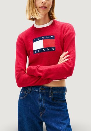 SPARKLE FLAG SWE - Pullover - red