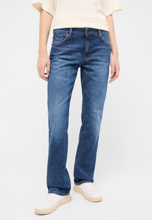 Flared-farkut - blue denim