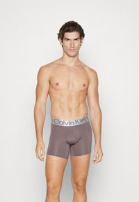 Calvin Klein Underwear BOXER BRIEF 3 PACK CKR STEEL MICRO - Apakšbikses - black/sparrow/garden topiary