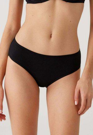 3-PACK MIDI WAIST - Slip - black