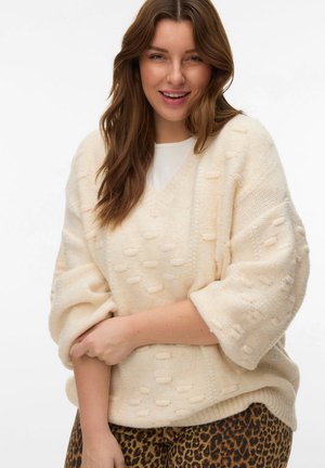 Vero Moda Curve, Knitted VMCKAIA Knitted - Pullover - birch