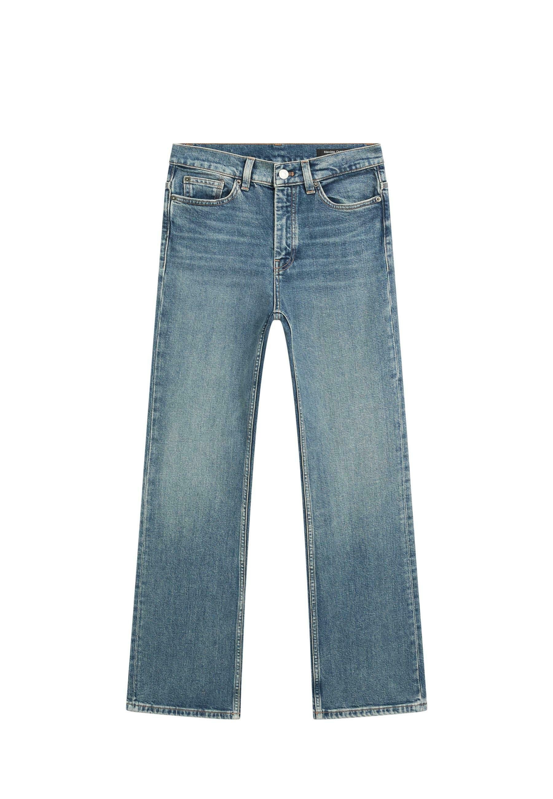 【Massimo Dutti】Straight-leg high-waist jeans Straight-leg high-waist jeans · Blue · Dressy | Massimo Dutti