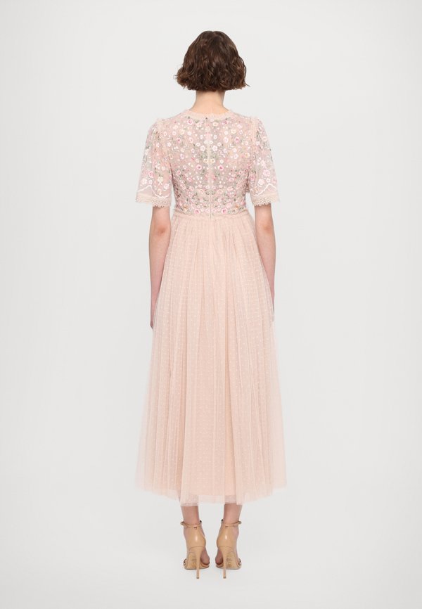 ROSIE BODICE SHORT SLEEVE V NECK GOWN - Occasion wear3