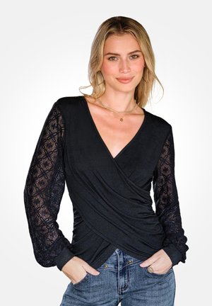 T-shirt à manches longues - black