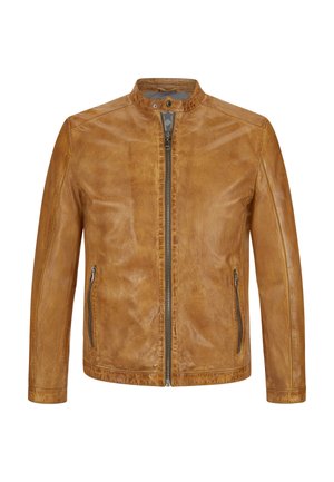 MSLACONA - Lederjacke - camel