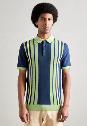 STRUCTURED REGULAR FIT - Polo - atlantic blue