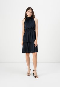 VILA - VINIDIA HALTERNECK SHORT DRESS - Cocktail dress / Party dress - navy blazer Thumbnail Image 1