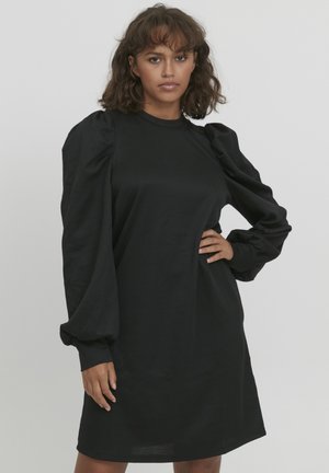 PZDUNNE - Abito in maglia - black beauty