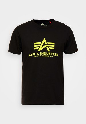 Alpha Industries Nyomott mintás póló - black