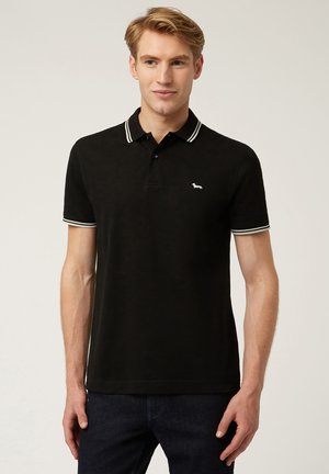 Harmont & Blaine, RIGHI CONTRASTO COLLO MM - Poloshirt - nero