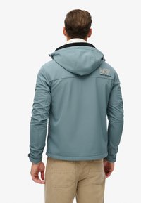 Superdry & Co HOODED TREKKER - Blouson - stormy weather blue