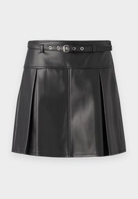 VMCAIACHRISSIE SHORT COATED SKIRT - Miniszoknya - black
