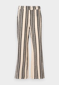 OBJOLAF PANTS  - Trousers - sandshell/black