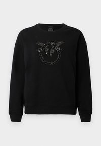 NELLY LOGO CASTONI - Melegítőfelső - nero limousine