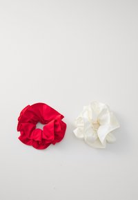 2 PACK - Hair styling accessory - red/white