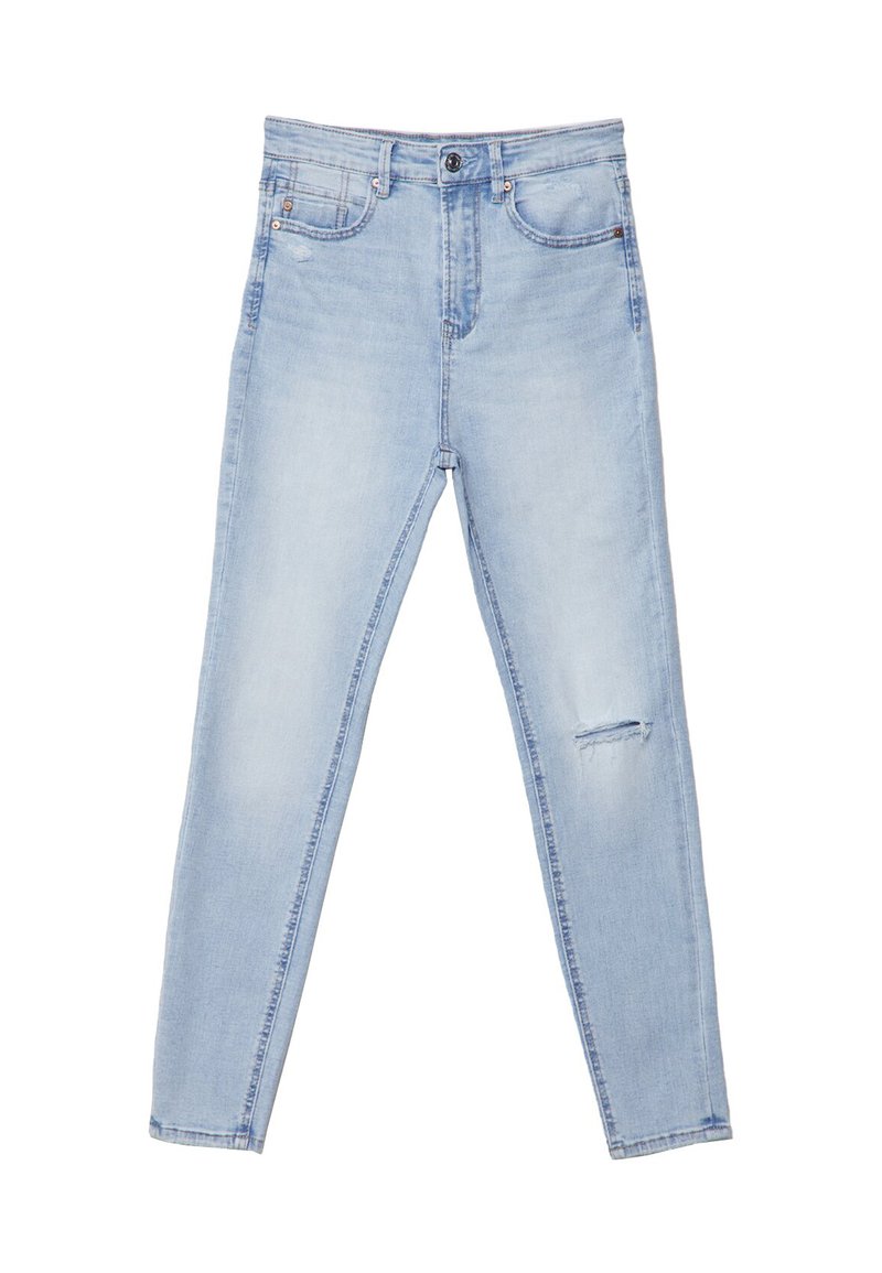 Stradivarius Jeans Skinny Fit lichtblauw denim