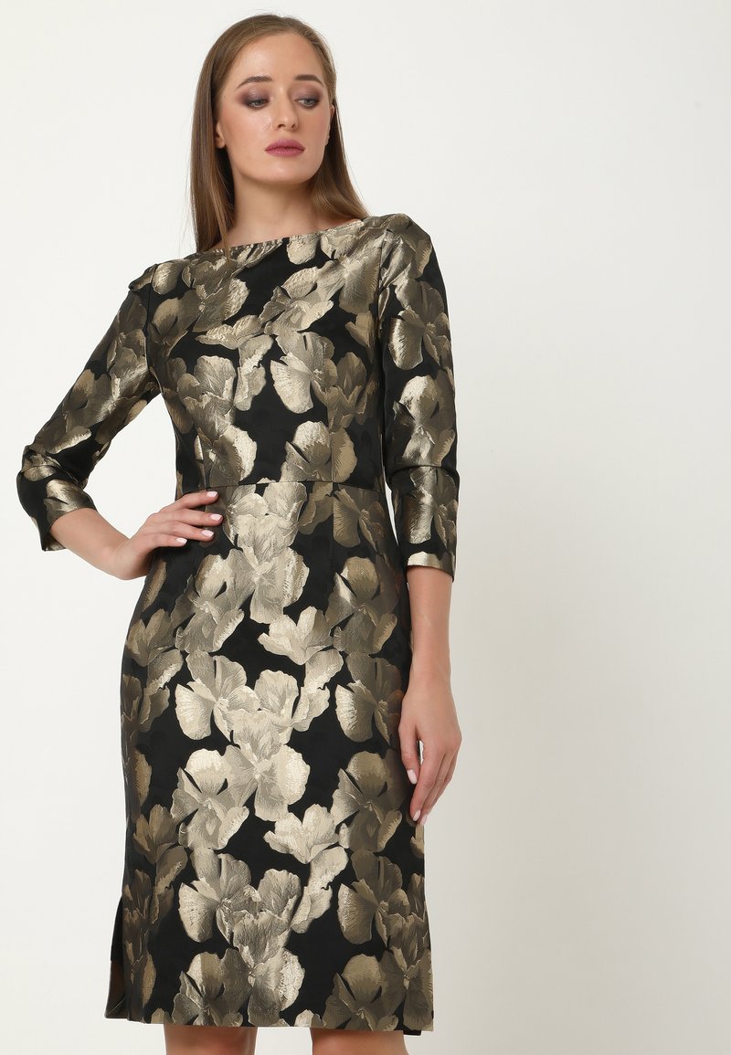 Damen Kleider | Madam-T Etuikleidschwarz bronze/schwarz - BT49979 Damen Kleider | Madam-T Etuikleidschwarz bronze/schwarz - BT49979