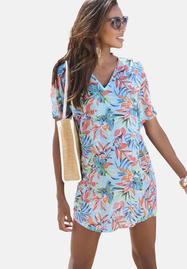 Strandaccessoire - blau orange