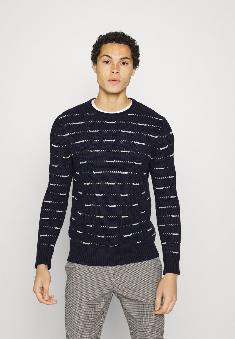 Only & Sons ONSBRUCE LIFE STRIPE - Camisola - dark navy