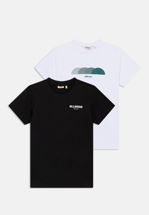 Ellesse, JOCHTAL 2 PACK - Tričko s potlačou - black/white