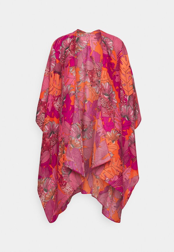ONLLUNA LIFE PALM BEACH CARDIGAN - Beach accessory - festival fuchsia3