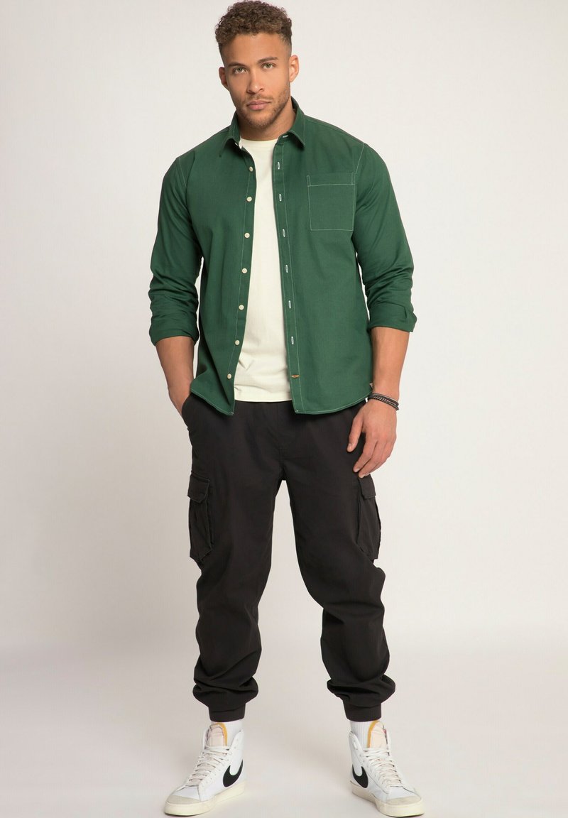 STHUGE Camicia medium green/verde scuro Zalando