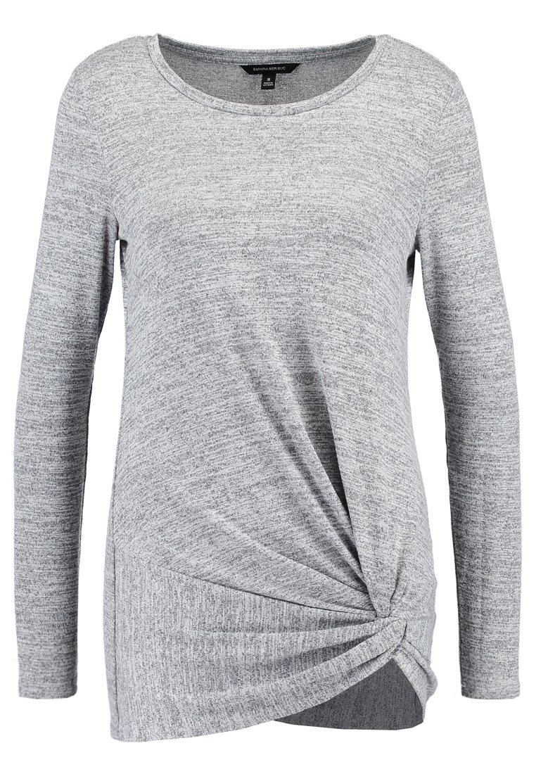 Pull-gilet Gris Banana Republic Avec Cravate à La Taille - Taille XS - Laine - Occasion