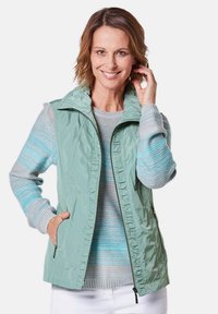 GOLDNER LEICHTE MIT EDLEM SCHIMMER - Weste - mint