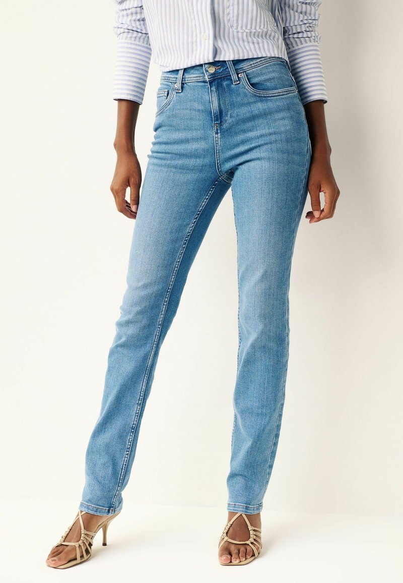 Next SUPER SOFT STANDARD TALL - Džíny Slim Fit - mid blue denim