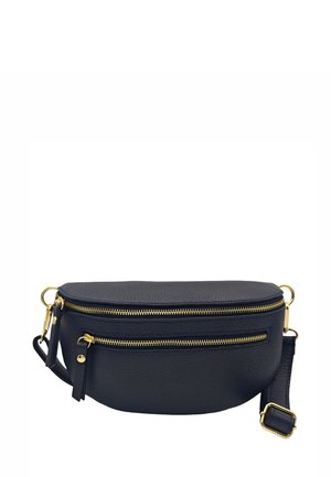 DEMI LUNE MEDIUM - Sac banane - marine graine