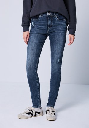 MIT DESTROYED DETAILS - Jeans Skinny - blau