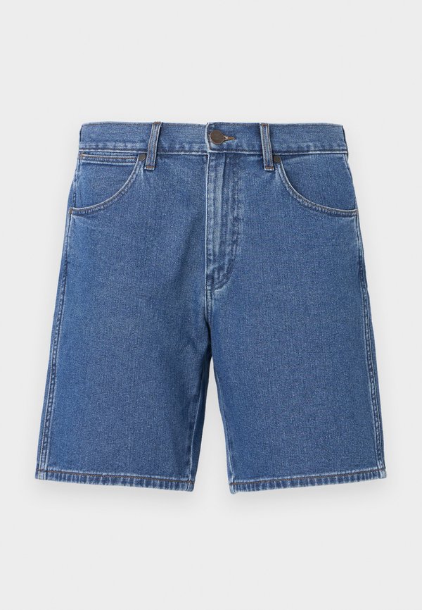 FRONTIER - Denim shorts - dark stone4