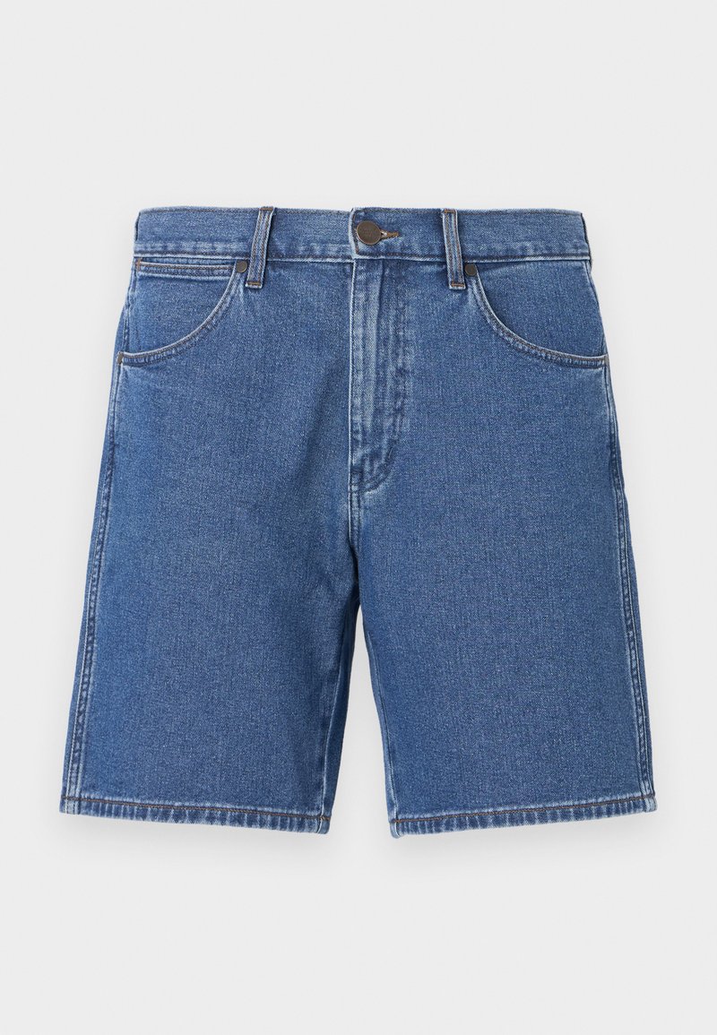 Wrangler Jeansshort blauw denim/bluedenim Wrangler Jeansshort blauw denim/bluedenim