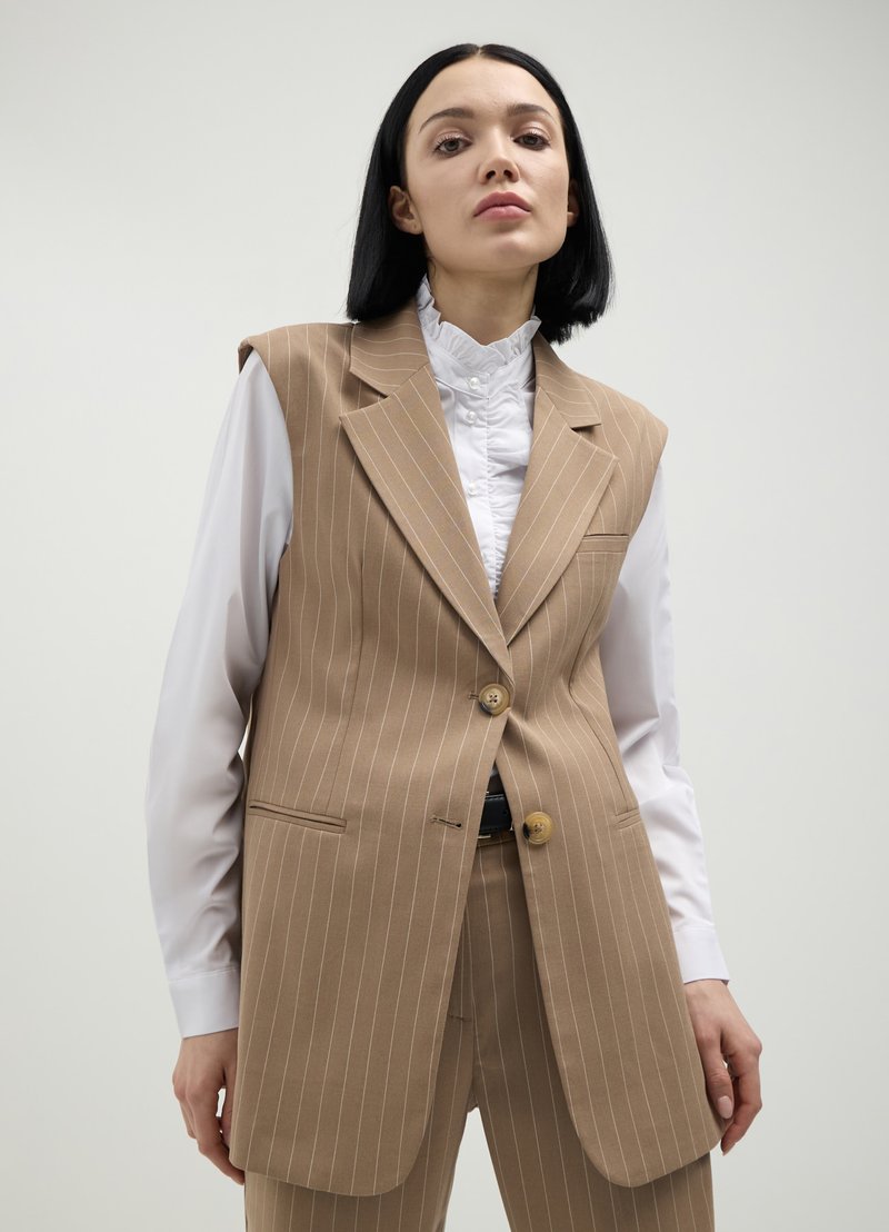 Calliope MONOPETTO GESSATO - Weste - variante