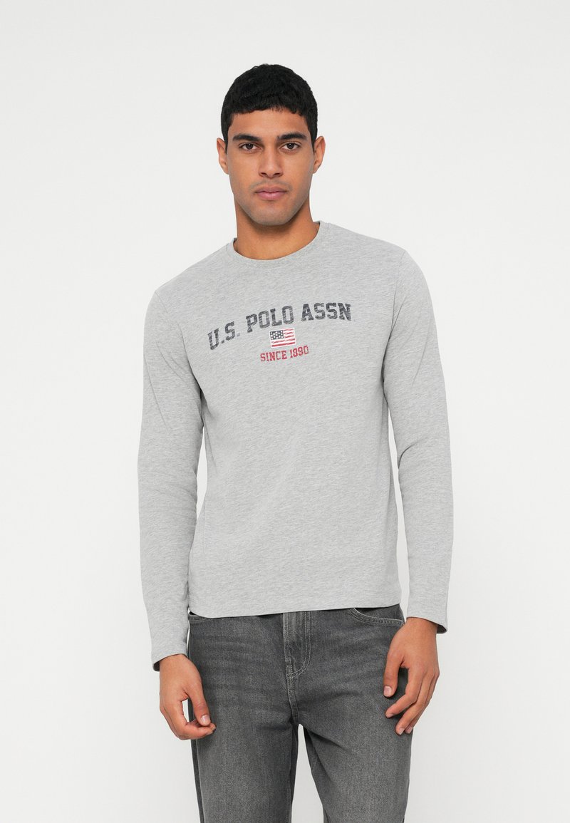 U.S. Polo Assn. Longsleeve lichtgrijs