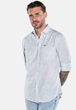 LANGARM-GESTREIFT - Shirt - silbergrau