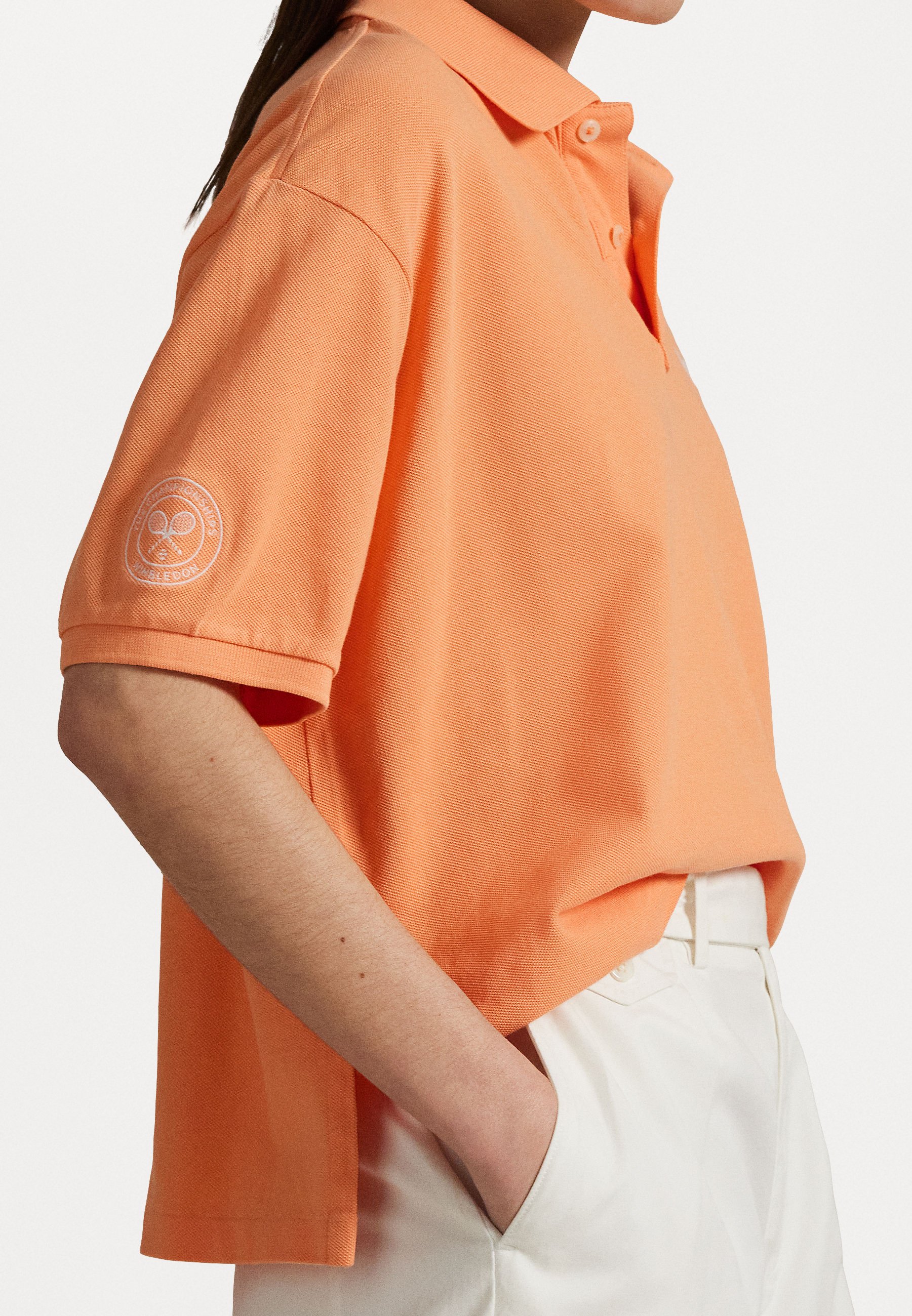 Polo Ralph Lauren WIMBLEDON CROPPED POLO SHIRT - Piké