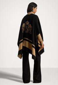 CREST JACQUARD RUADA - Cape - black/camel