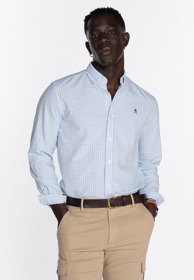 Harper & Neyer CUADRITO - Camisa - light blue