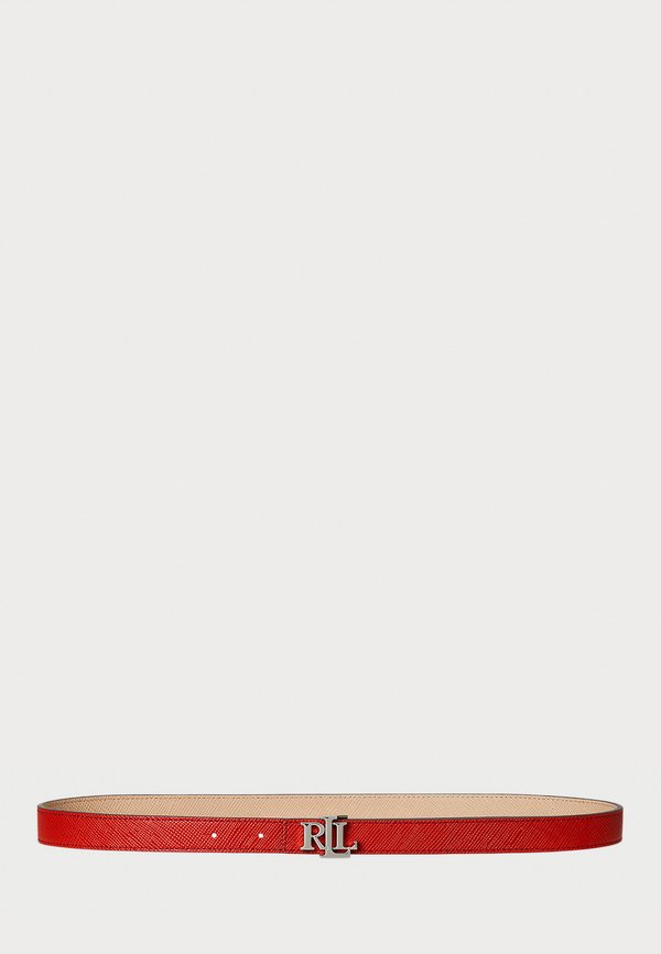 Logo Reversible Crosshatch Skinny Belt - Belt2