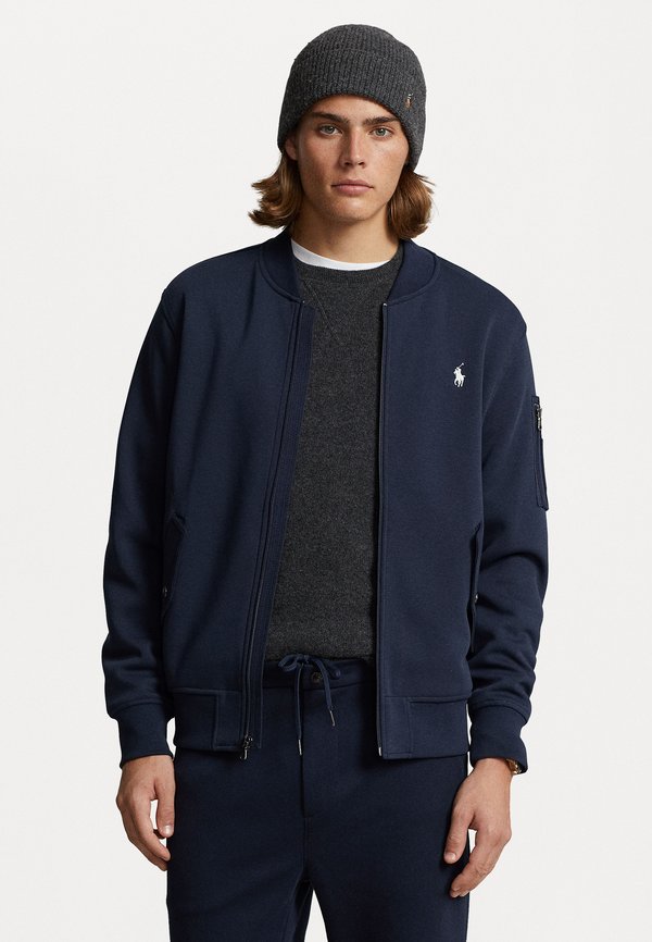 DOUBLE-KNIT BOMBER JACKET - Zip-up sweatshirt