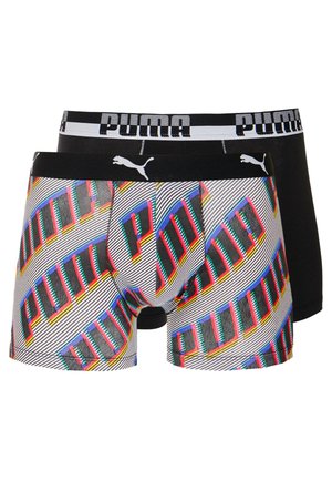 PUMA BASIC BOXER WORDING 2 PACK - Trunks - navy/red